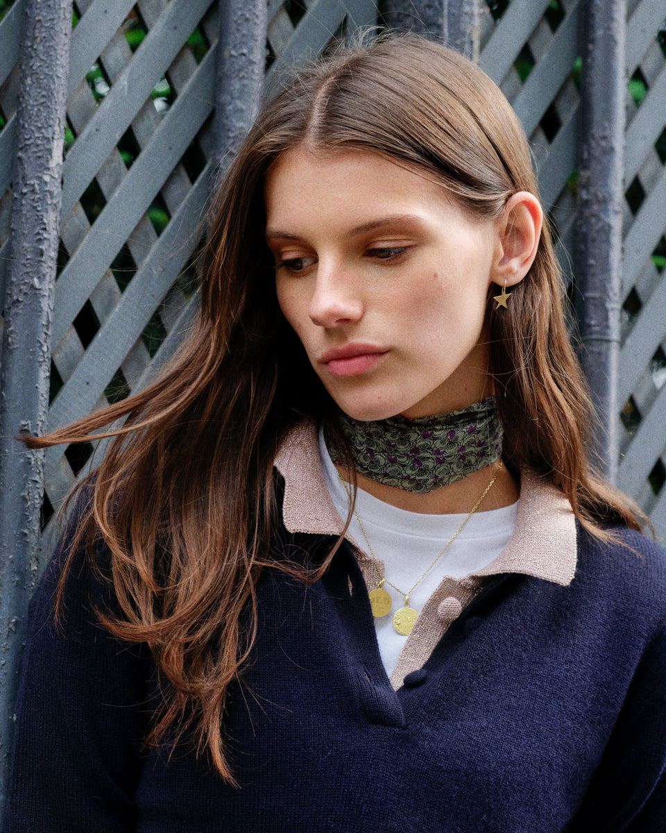 Boucle - Boucle d'oreille Etoile or jaune - 1 - Alexandra Golovanoff