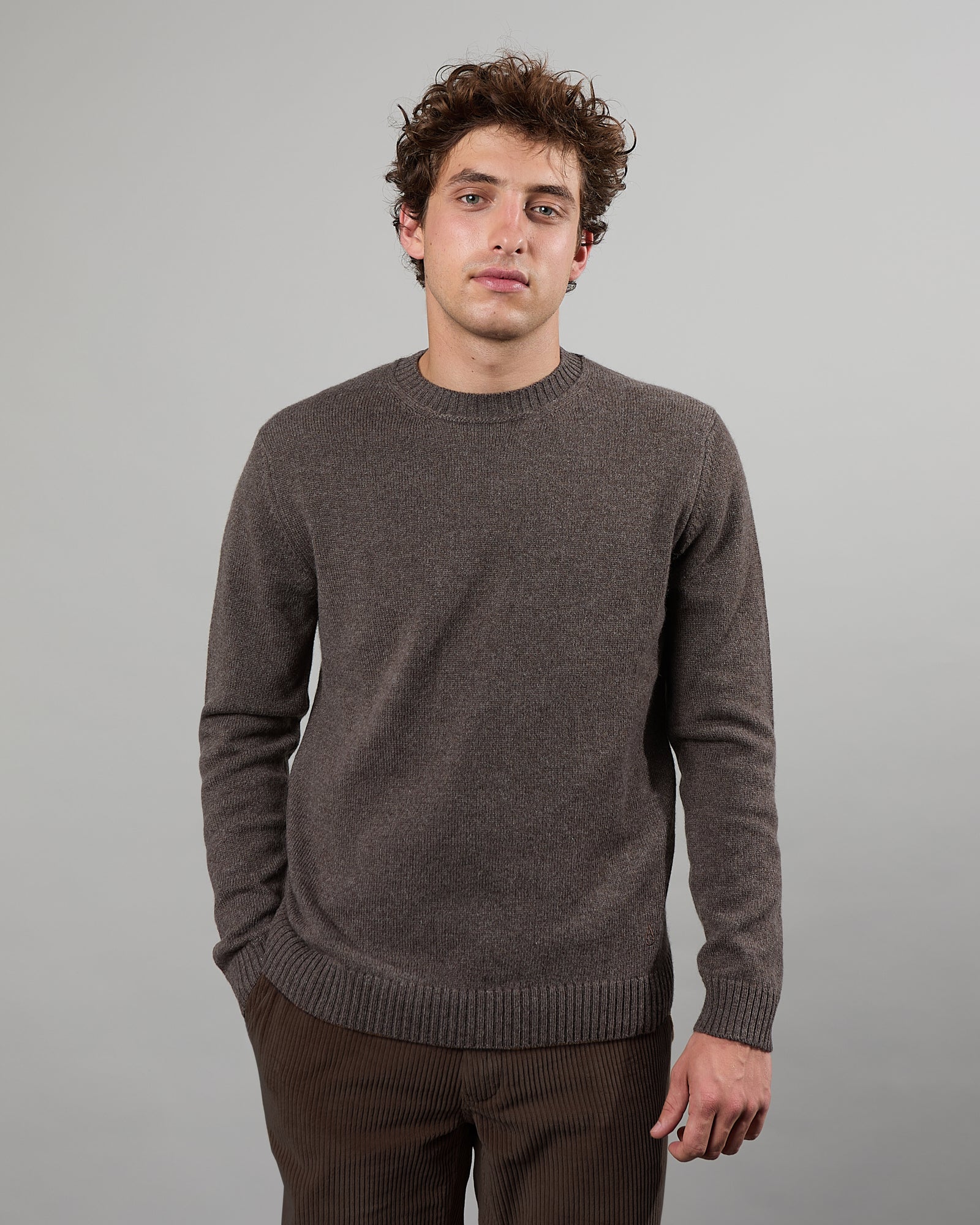 Virgile - Pull cachemire - col rond - homme - 1 - Alexandra Golovanoff