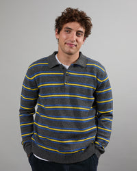 Léon - Polo cachemire – manches longues - homme - 1 - Alexandra Golovanoff