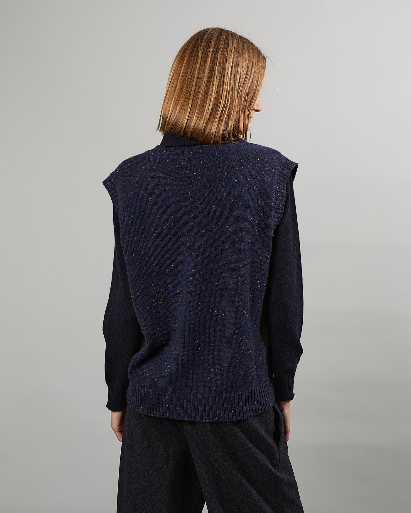 Hervé Tweed navy 19