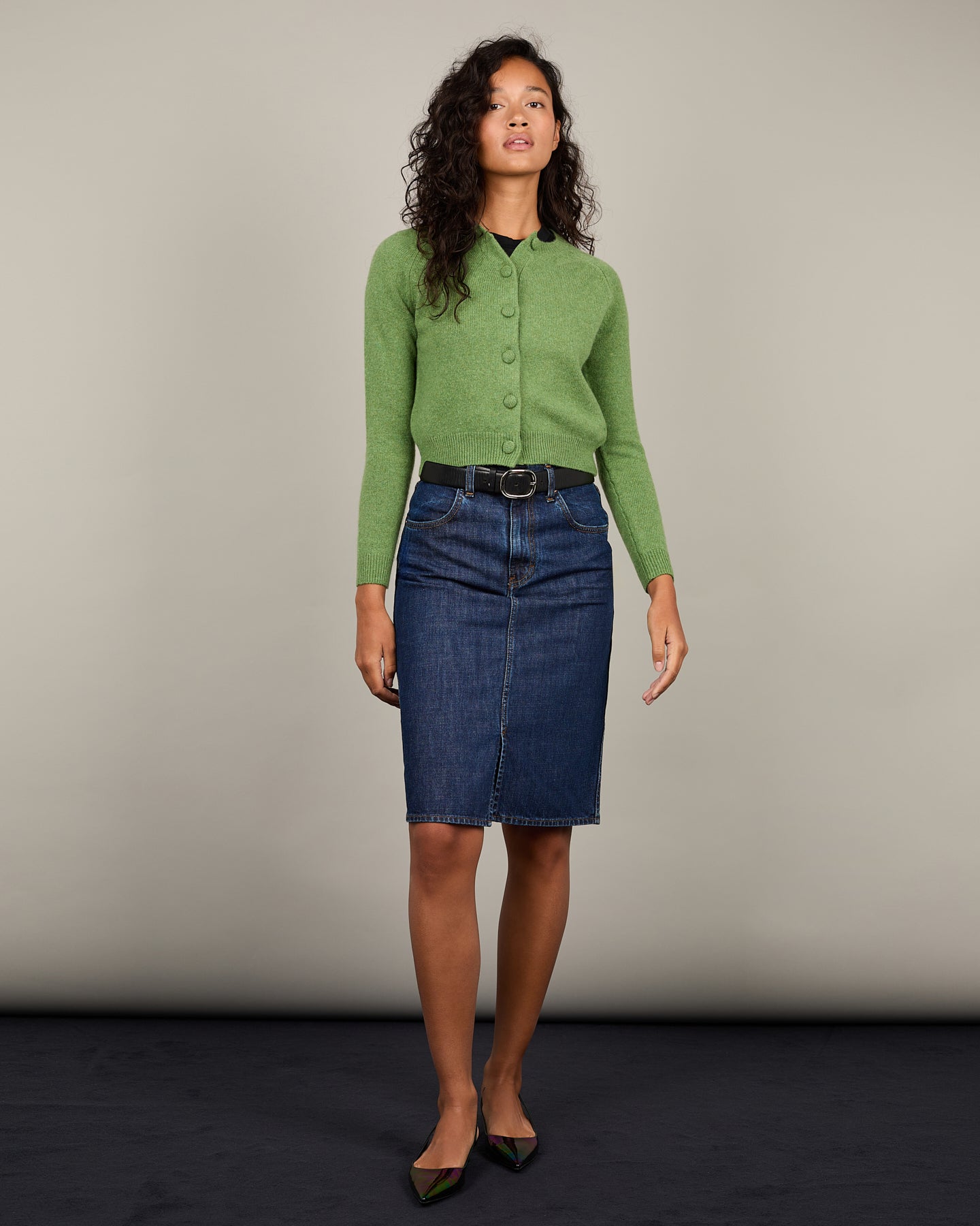 Cardigan Mila vert 17 - 1 - Alexandra Golovanoff