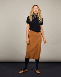 Jupe Midi havane 17 - 2 - Alexandra Golovanoff
