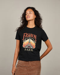 T-shirt Paris noir 17 - 2 - Alexandra Golovanoff