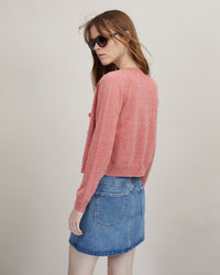 Cardigan Mila Light vintage blush 16 - 2 - Alexandra Golovanoff
