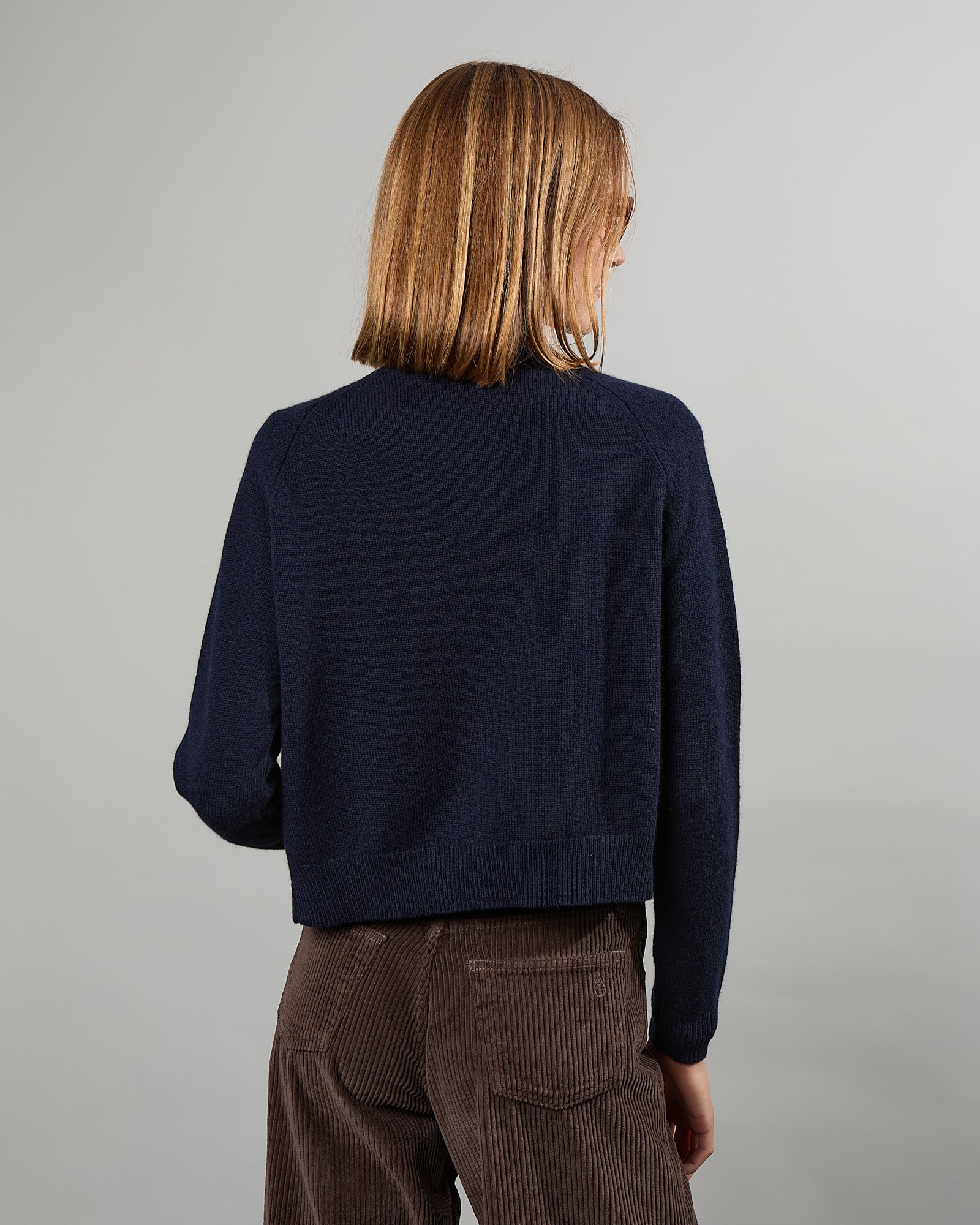 Cardigan Mila navy - 2 - Alexandra Golovanoff
