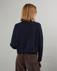 Cardigan Mila navy - 2 - Alexandra Golovanoff