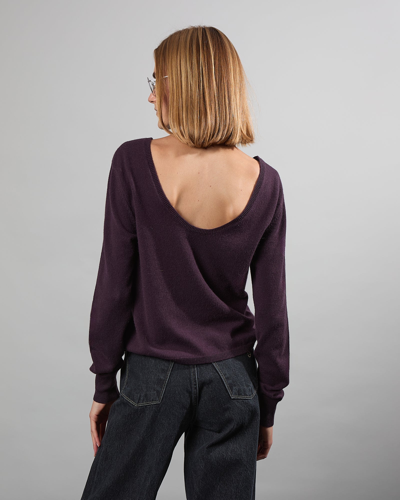 Elena - Pull fin reversible en 100% cachemire - 2 - Alexandra Golovanoff