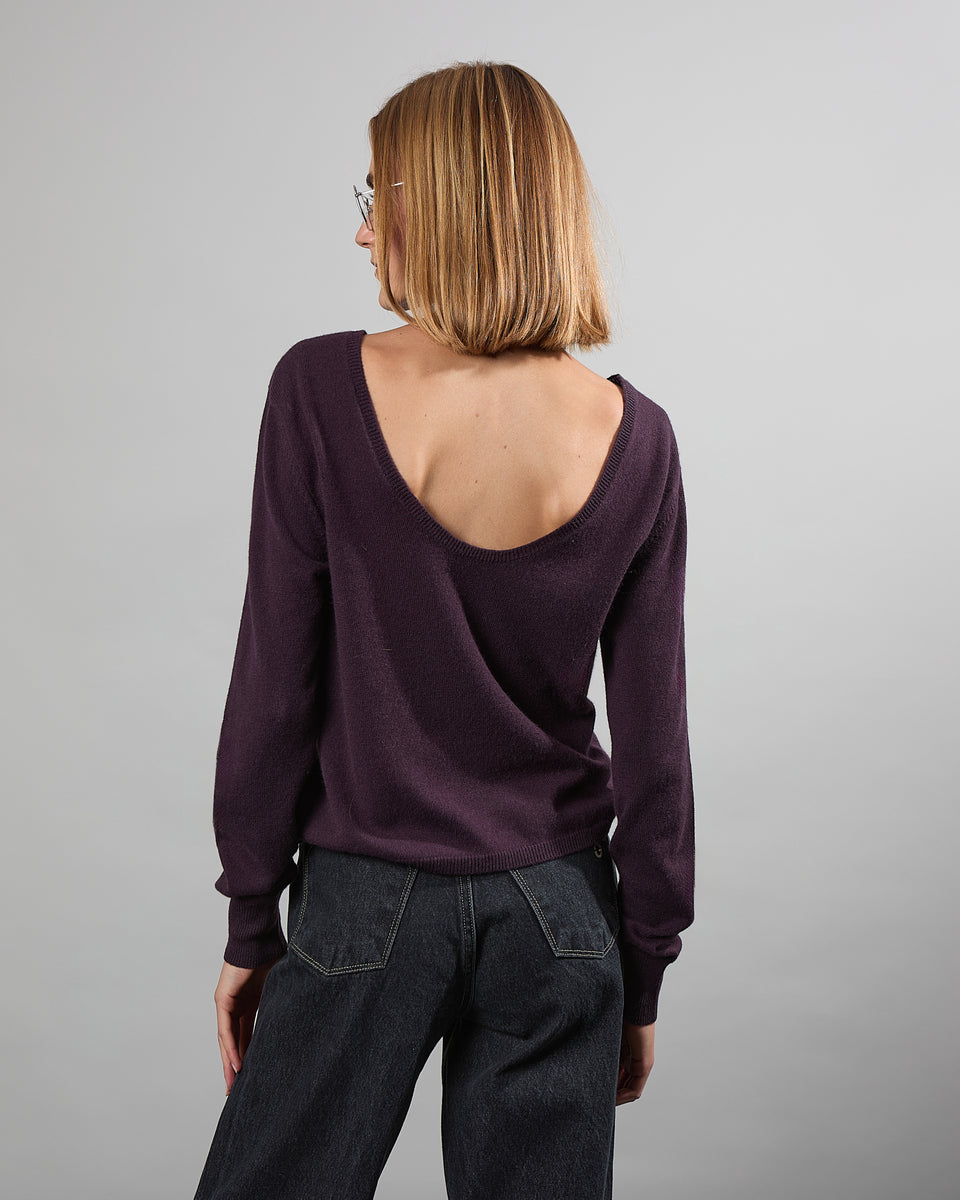 Elena - Pull fin reversible en 100% cachemire - 2 - Alexandra Golovanoff