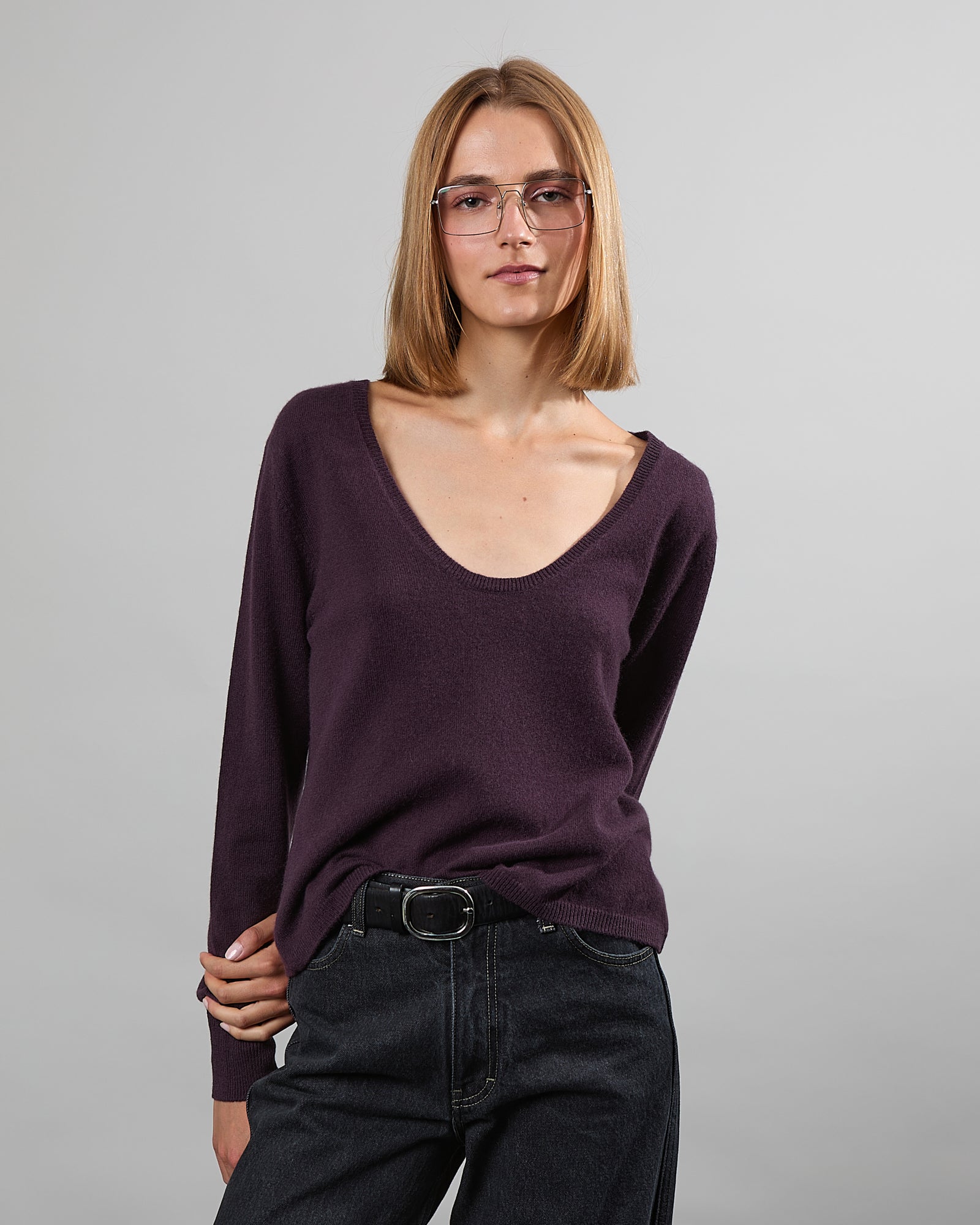 Elena - Pull fin reversible en 100% cachemire - 3 - Alexandra Golovanoff