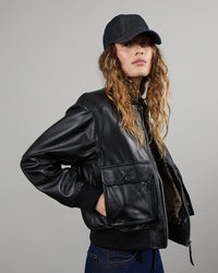 Marlon - Blouson en 100% cuir d'agneau - 5 - Alexandra Golovanoff