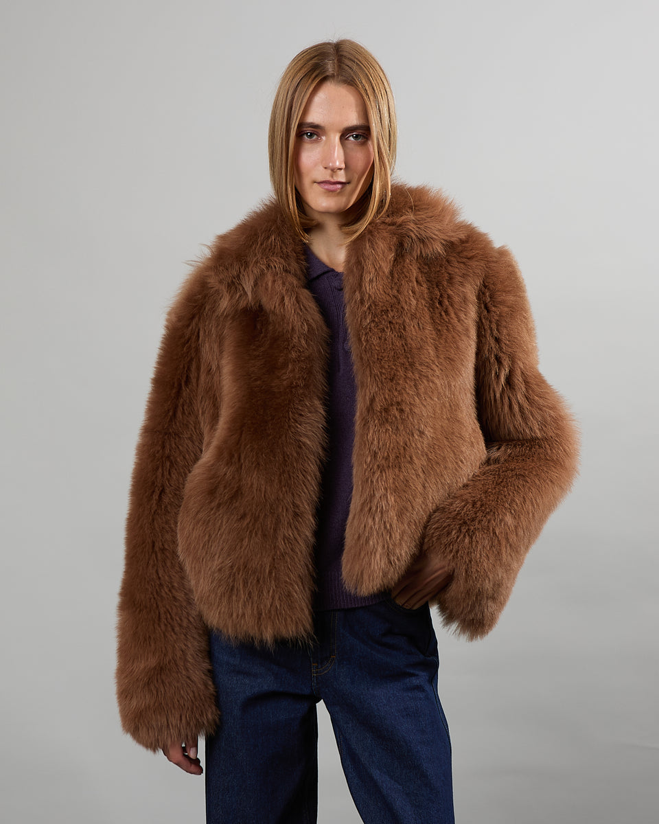 Marlène - Veste en shearling - 2 - Alexandra Golovanoff