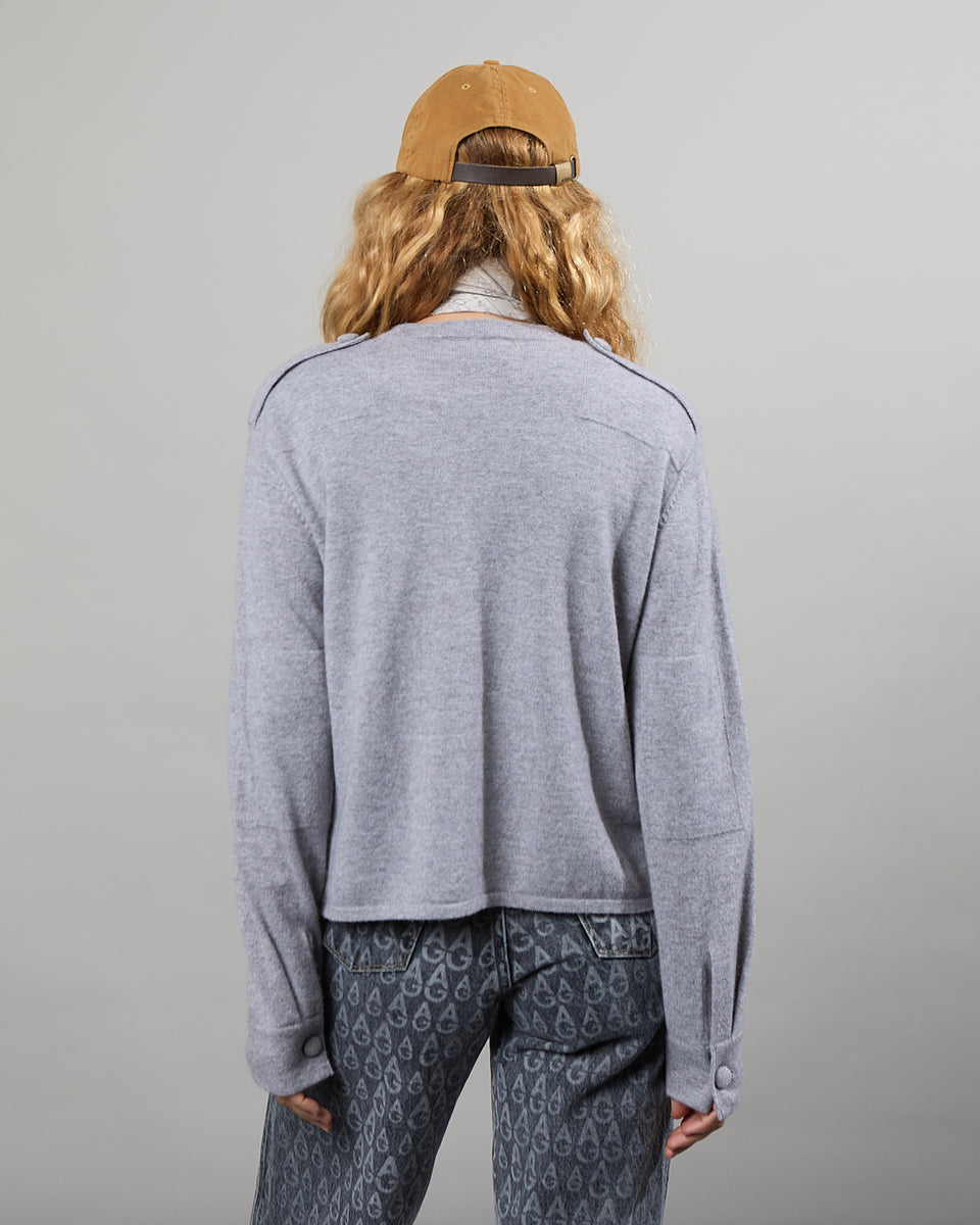 Lubna - Veste cardigan fin en 100% cachemire - 2 - Alexandra Golovanoff