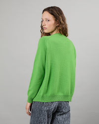 Mila - Cardigan long – col rond – manches raglan - 2 - Alexandra Golovanoff