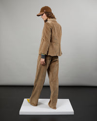 John - veste tailleurs velours - poches plaquées - coupe mode - 2 - Alexandra Golovanoff