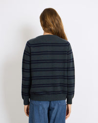 Maxi Cardigan Mila Stripes Humus 21