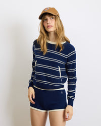 Mimi Sweat Stripes Encre 21