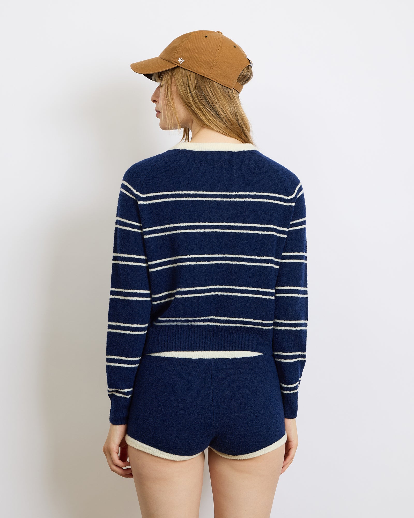 Mimi Sweat Stripes Encre 21