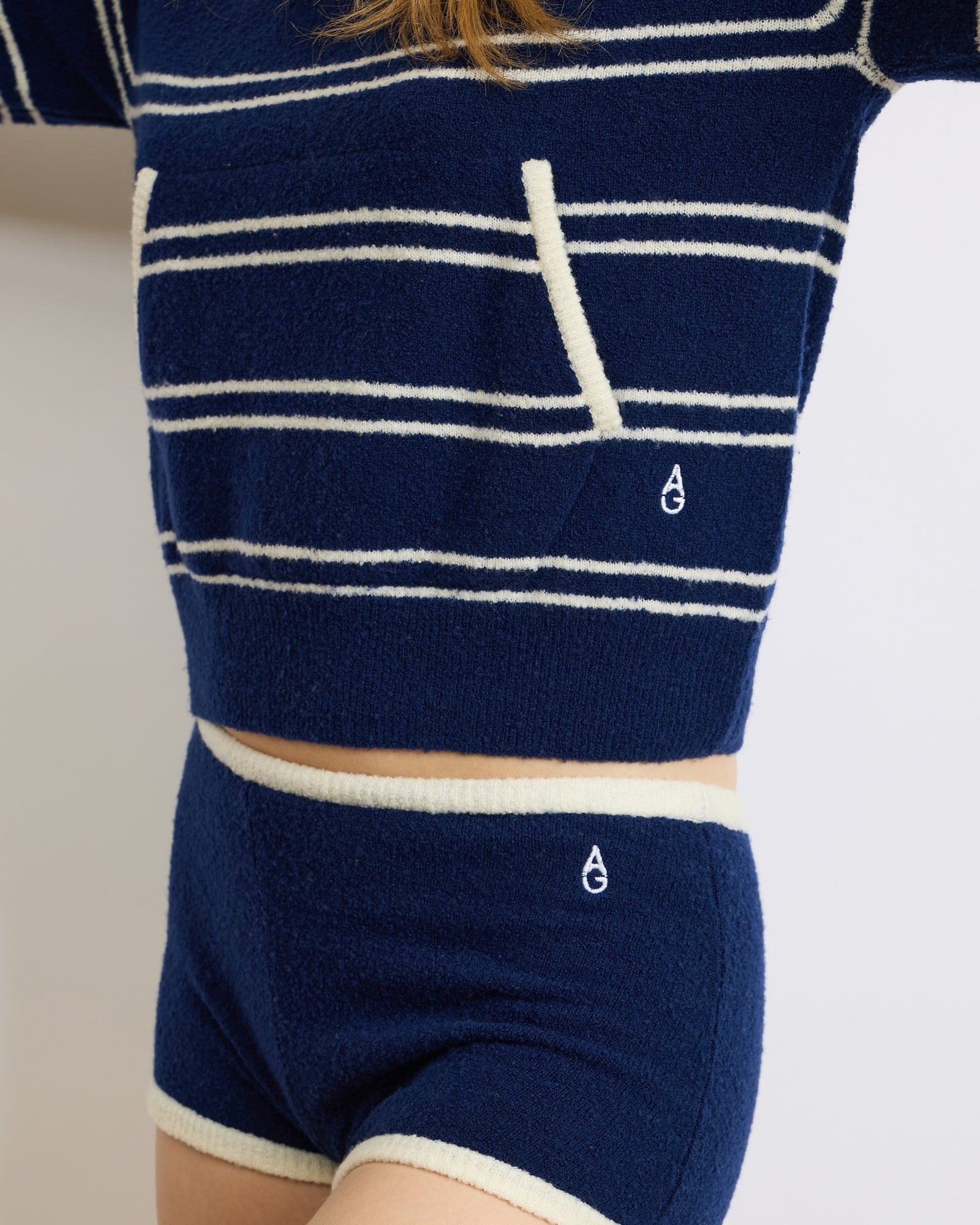 Mimi Sweat Stripes Encre 21