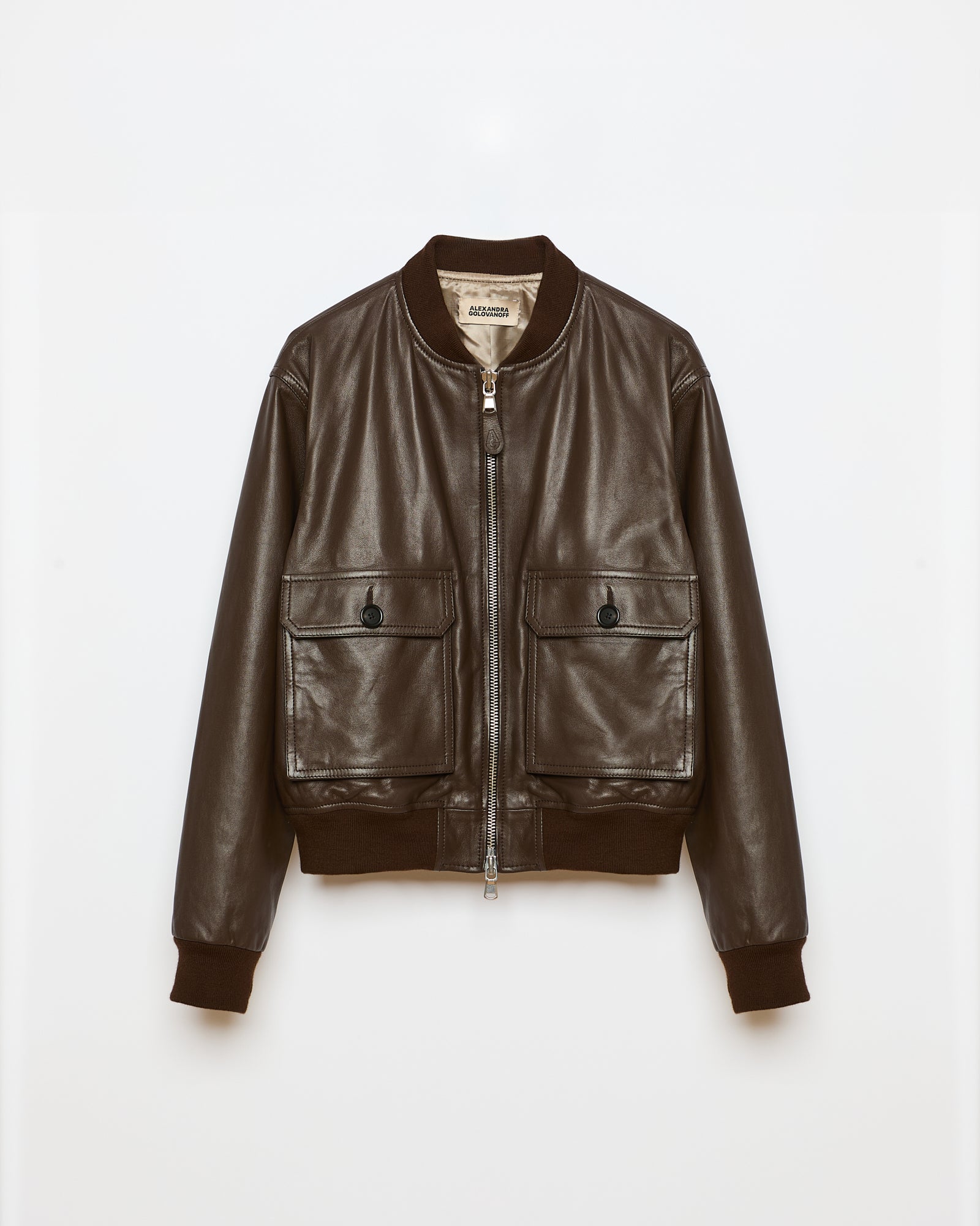 Marlon - Blouson en 100% cuir d'agneau - 6 - Alexandra Golovanoff