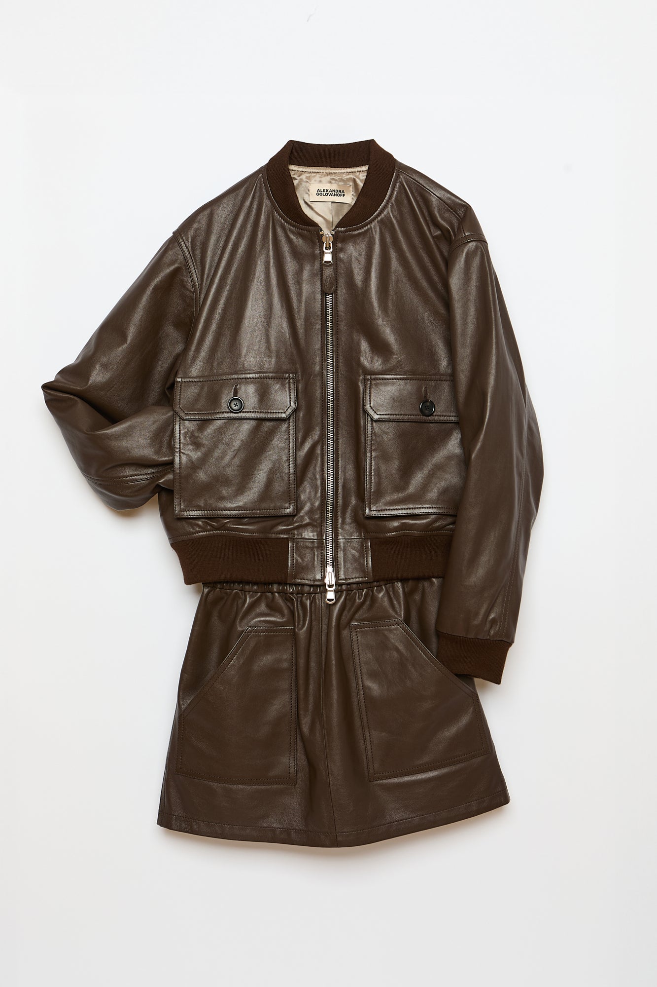 Marlon - Blouson en 100% cuir d'agneau - 7 - Alexandra Golovanoff