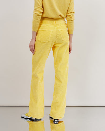 pantalon France velours jaune 16