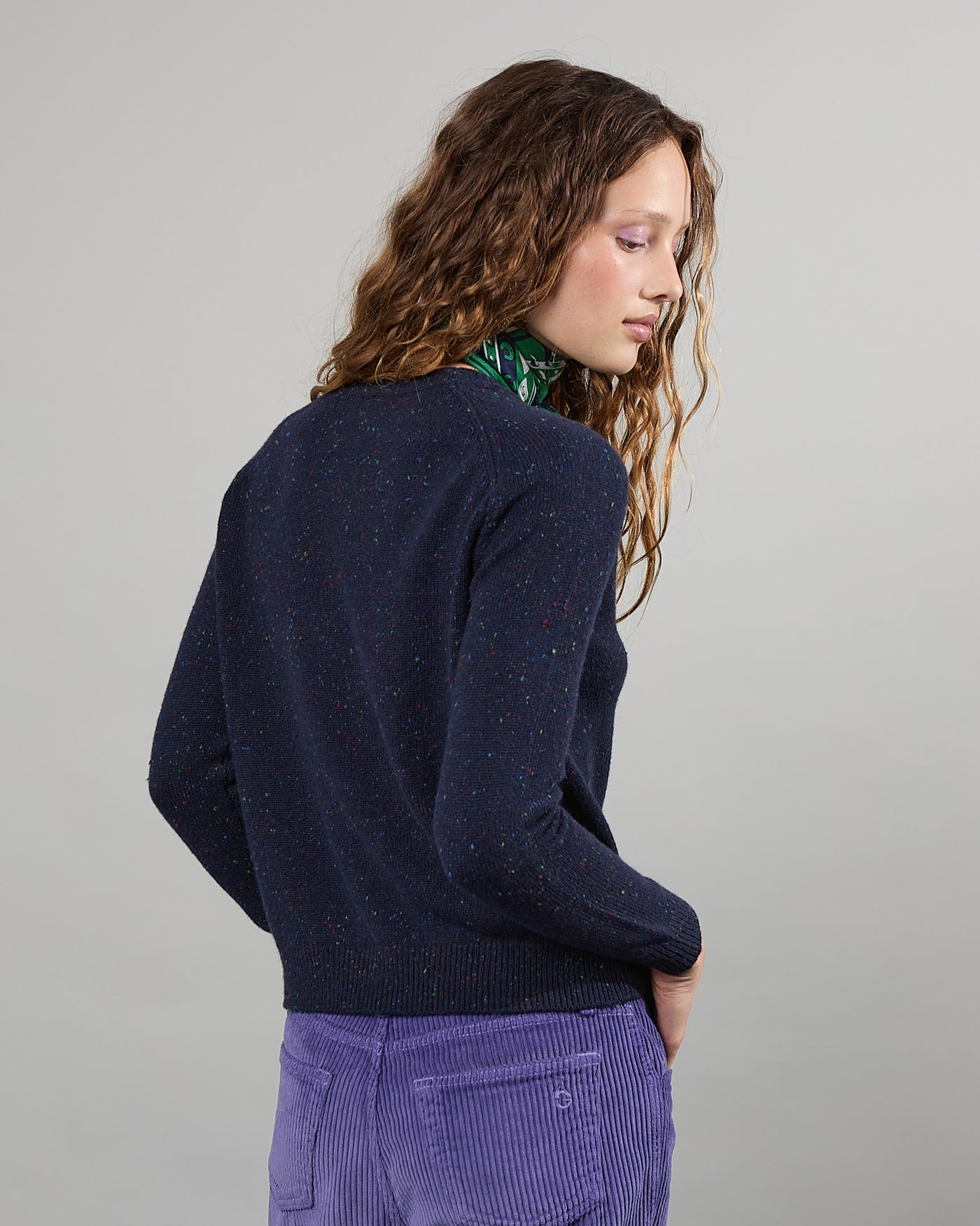 Mila Tweed navy 19