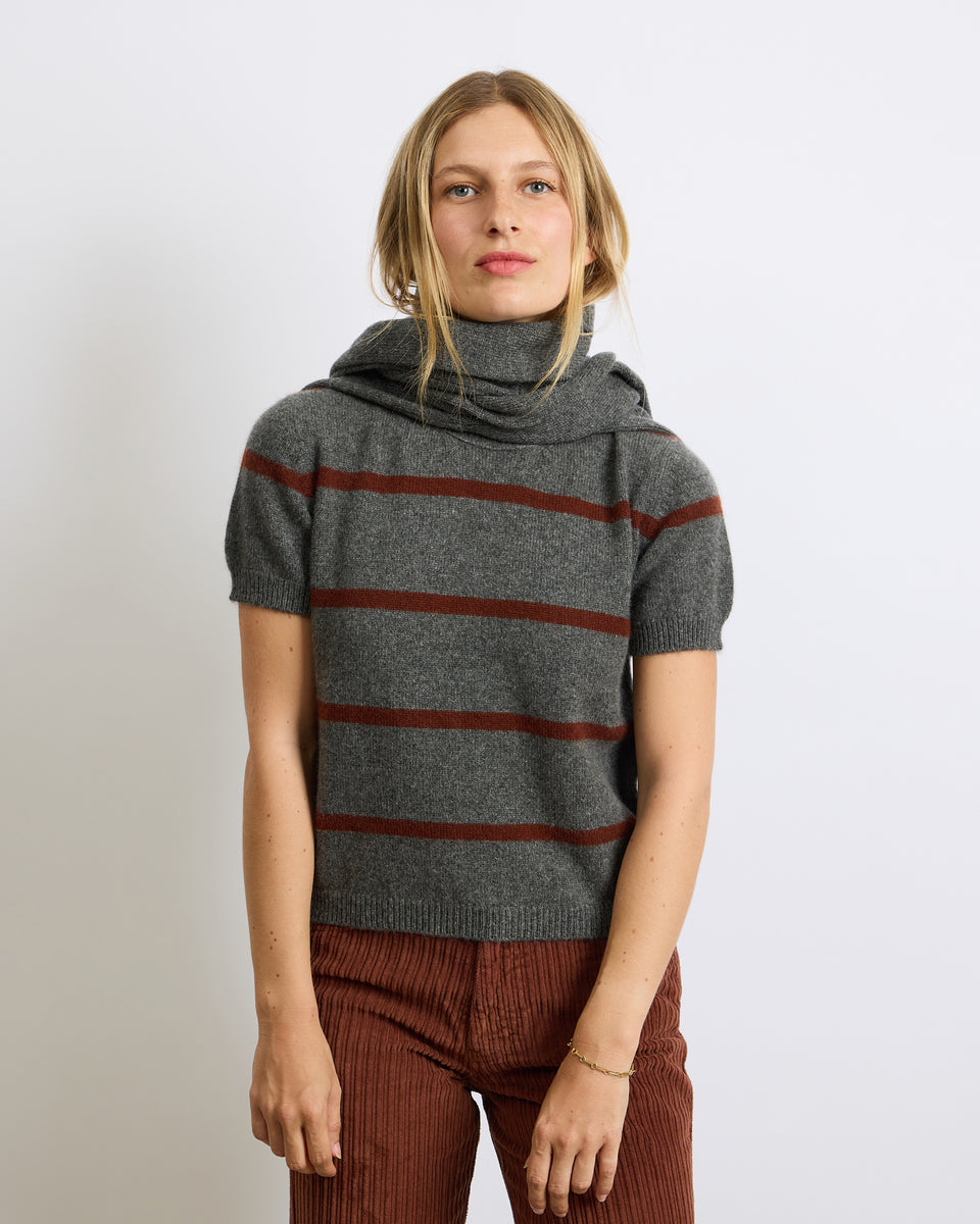Mini Andre Stripes Grey 21