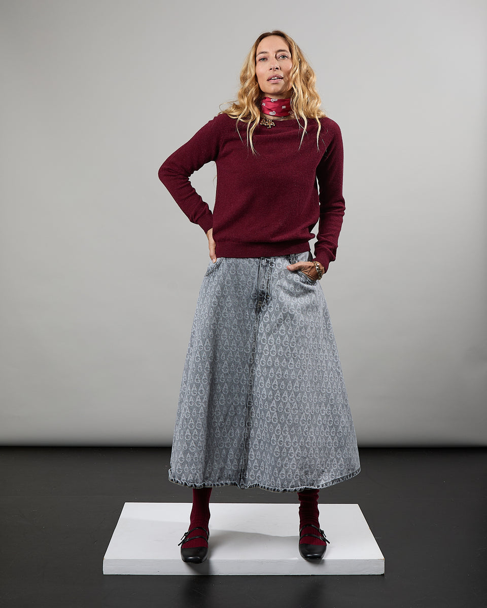 Mila - Pull fin col rond en 100% cachemire  - 1 - Alexandra Golovanoff