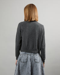 Cardigan Mila Grey - 2 - Alexandra Golovanoff