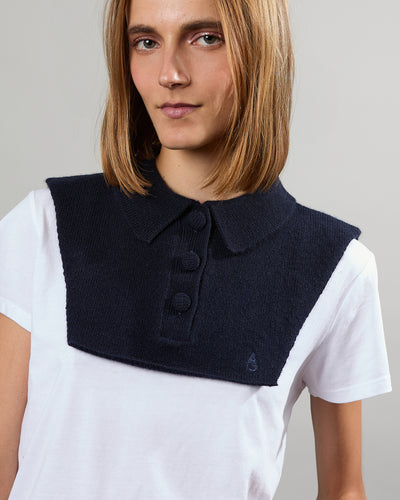Plastron Col navy 19