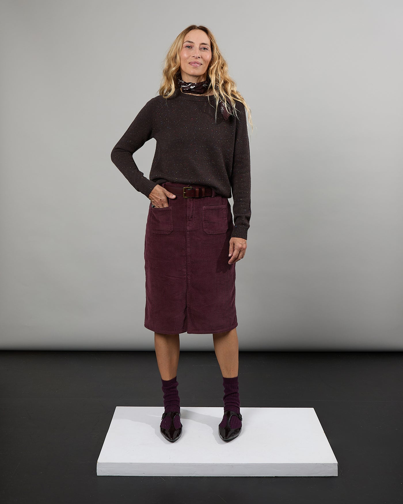 Mila Tweed cacao 19