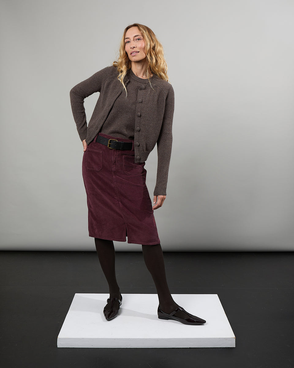 Cardigan Mila brown 19 - 1 - Alexandra Golovanoff