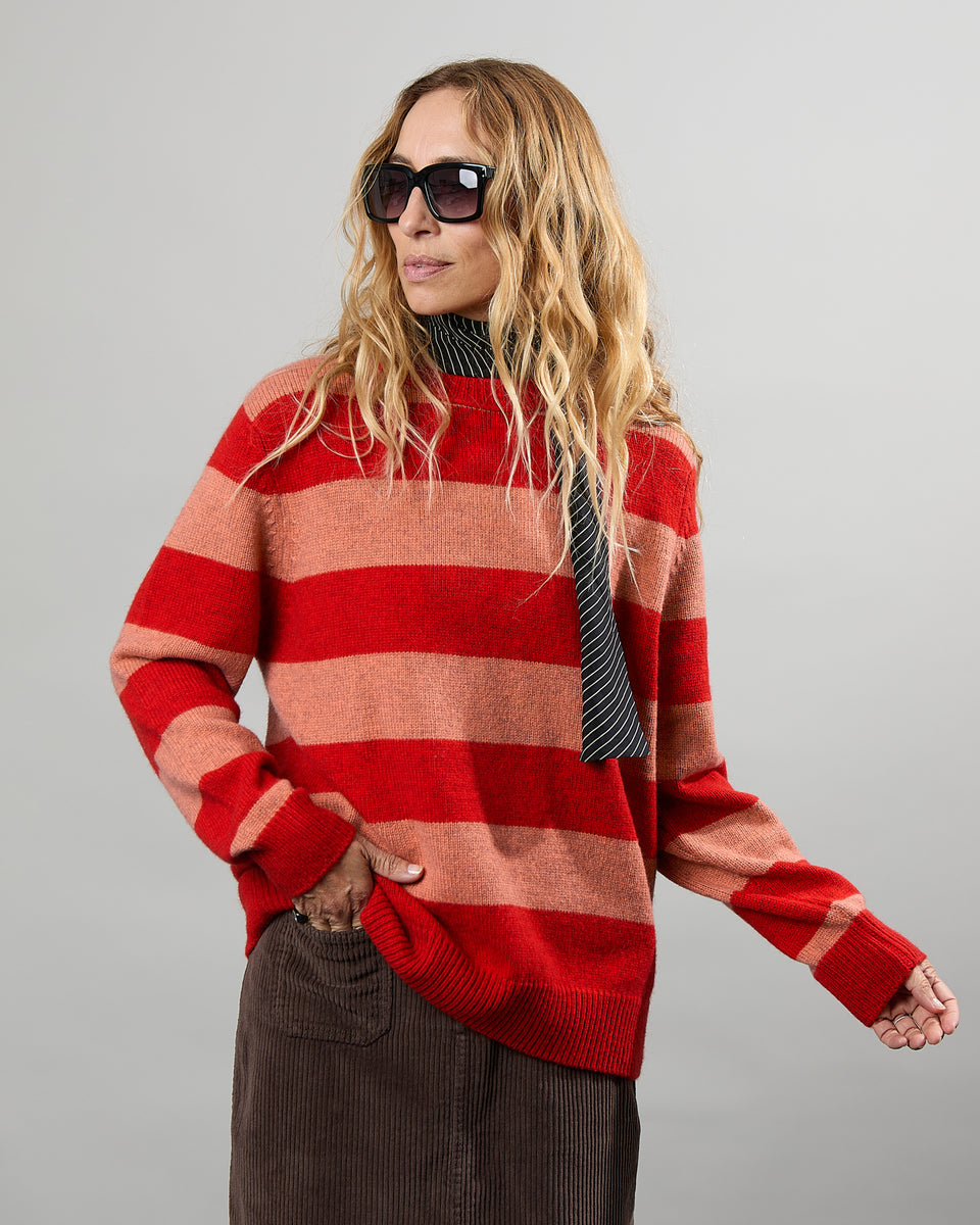 Martin Stripes poppy blush 19 - 1 - Alexandra Golovanoff