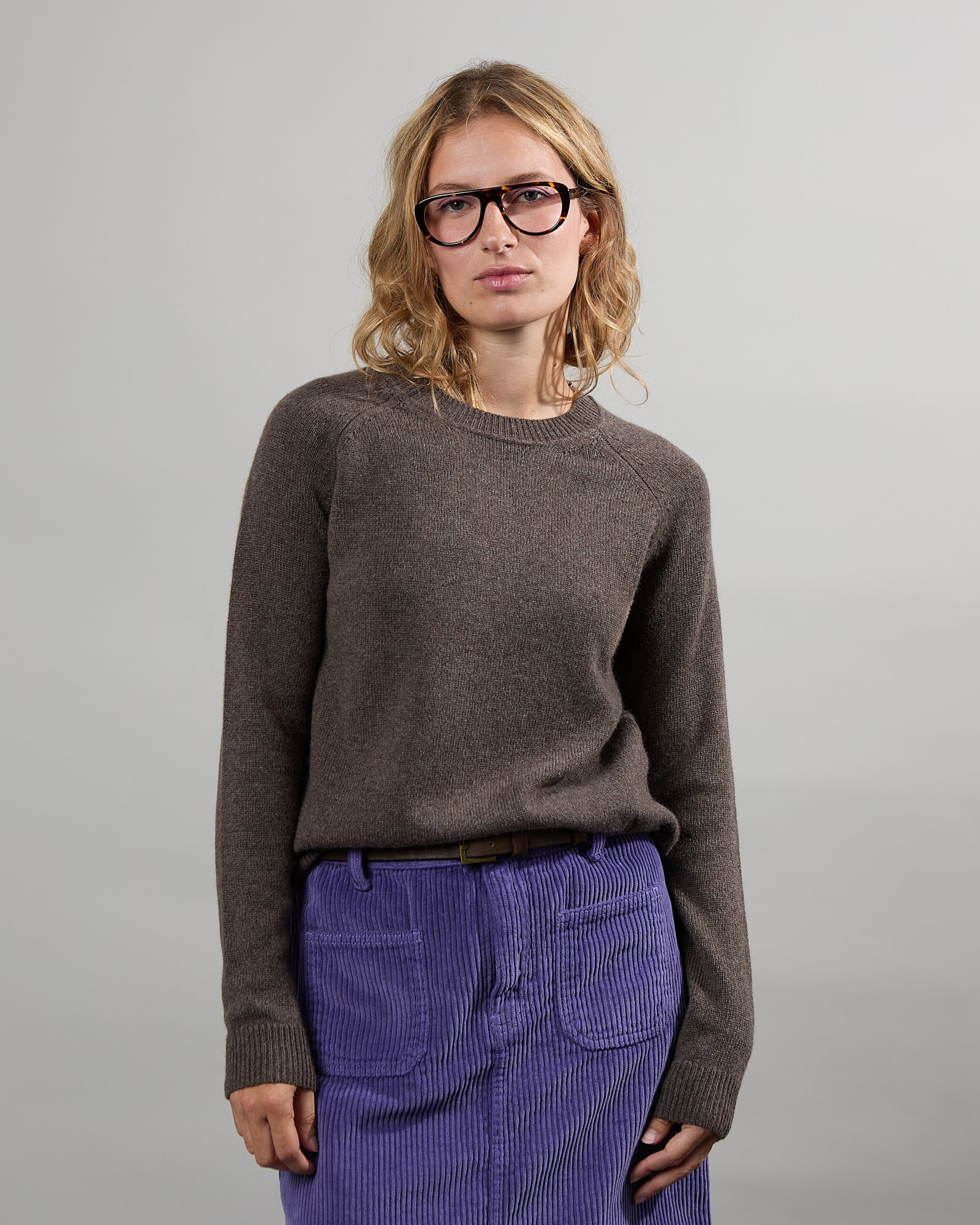 Mila - Pull col rond en 100% cachemire - 1 - Alexandra Golovanoff