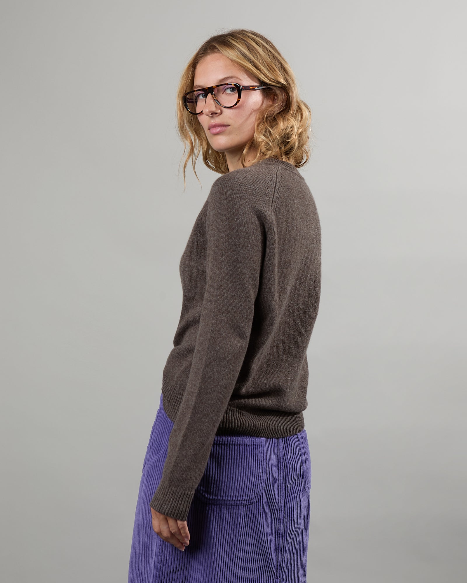 Mila - Pull col rond en 100% cachemire - 2 - Alexandra Golovanoff
