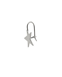 Boucle - Boucle d'oreille Etoile or blanc - 5 - Alexandra Golovanoff