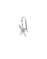 Boucle - Boucle d'oreille Etoile or blanc - 4 - Alexandra Golovanoff