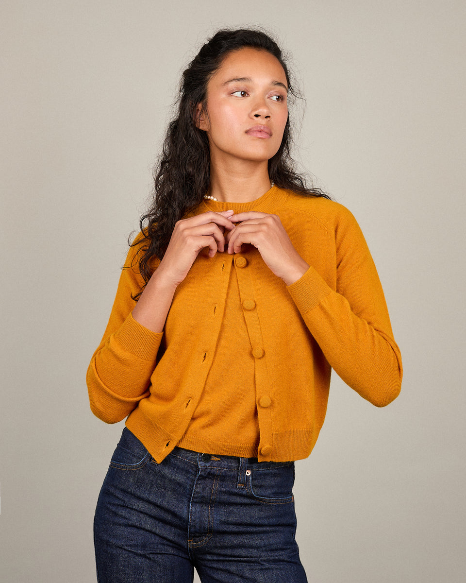 Cardigan - Cardigan Mila Light cinnamon 18 - 1 - Alexandra Golovanoff