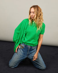 Cardigan - Cardigan Mila Light green 18 - 2 - Alexandra Golovanoff