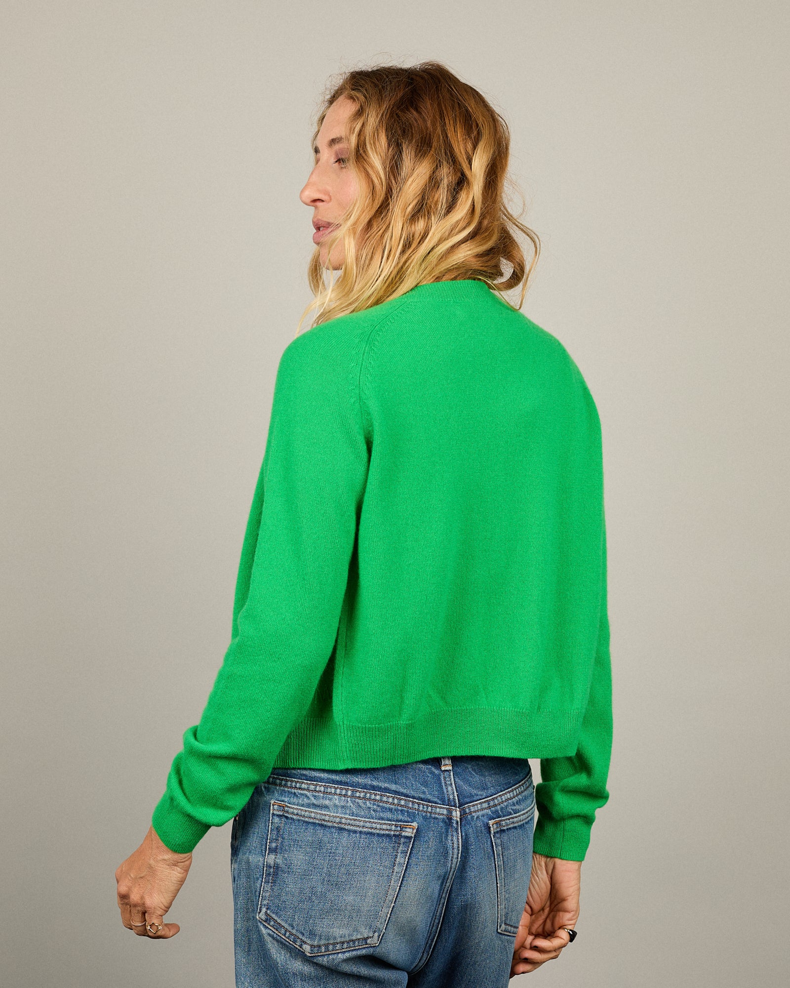 Cardigan - Cardigan Mila Light green 18 - 3 - Alexandra Golovanoff