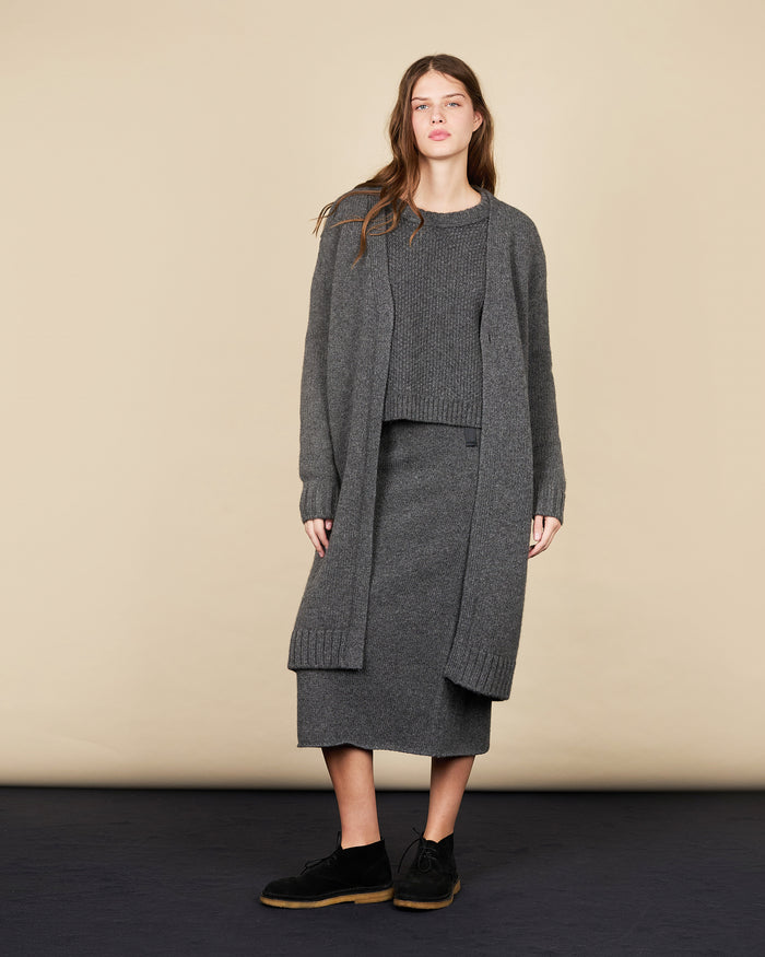 alexandra golovanoff Coat Cardi charbon 17