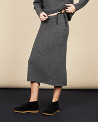 Jupe Maxi charbon 17 - 1 - Alexandra Golovanoff
