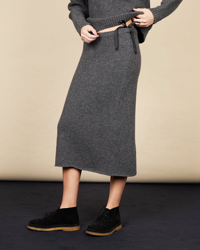 alexandra golovanoff Jupe Maxi charbon 17