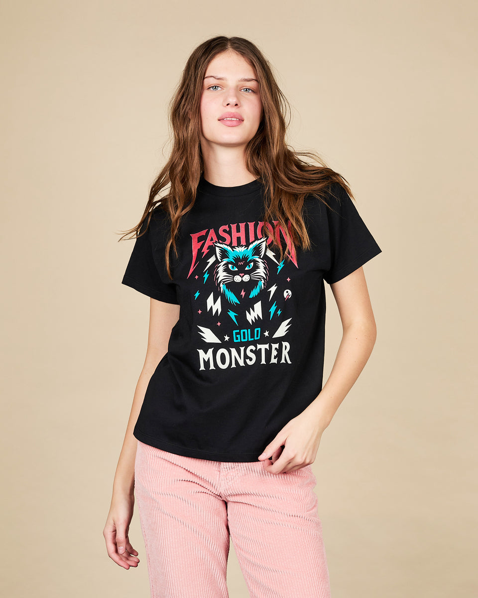 T-shirt Fashion Monster - 1 - Alexandra Golovanoff