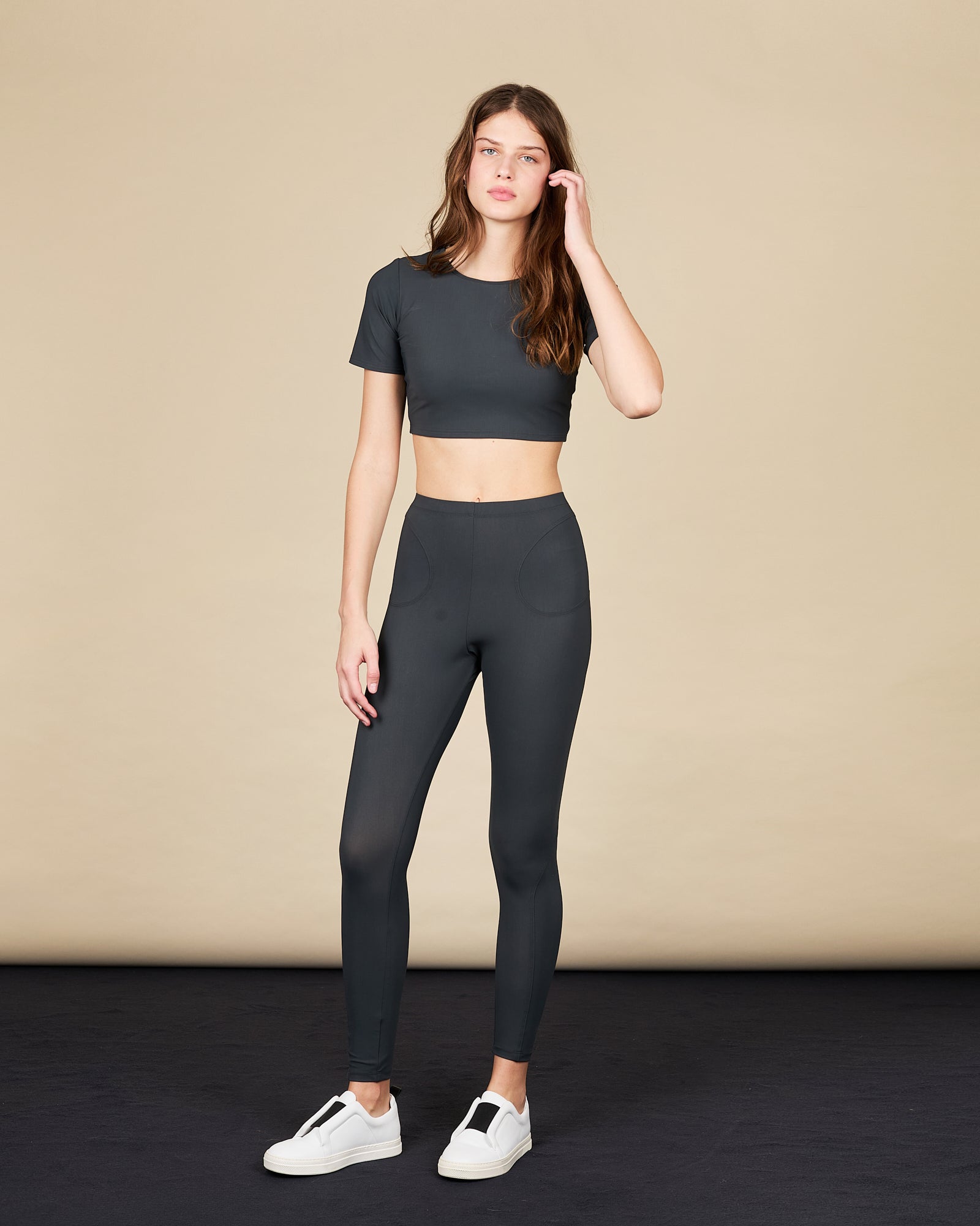Legging sport gris 18 - 1 - Alexandra Golovanoff
