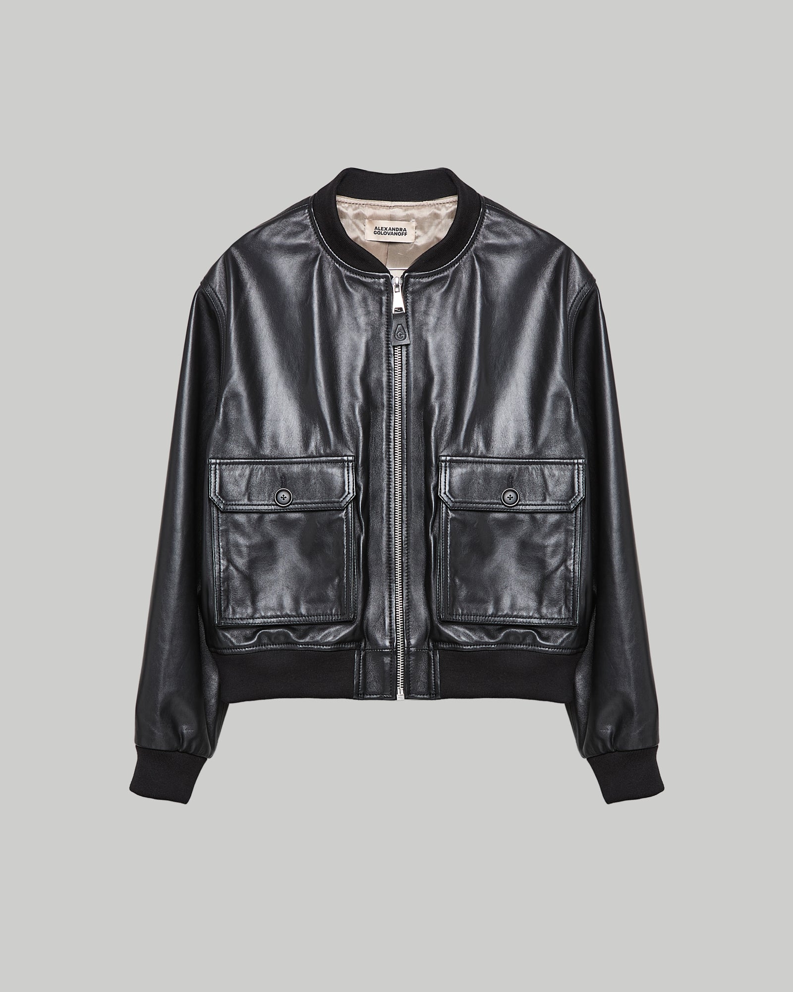 Marlon - Blouson en 100% cuir d'agneau - 6 - Alexandra Golovanoff