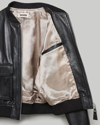 Marlon - Blouson en 100% cuir d'agneau - 8 - Alexandra Golovanoff
