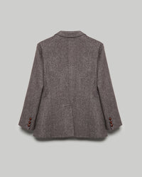 John - Veste 100% cachemire - chevrons - 3 poches plaquées - 5 - Alexandra Golovanoff