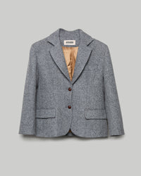 James - Veste 100% cachemire - deux boutons - coupe courte - 4 - Alexandra Golovanoff