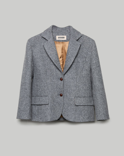 James - Veste 100% cachemire - deux boutons - coupe courte - 4 - Alexandra Golovanoff